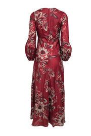 Current Boutique-Zimmermann - Rust Red Maxi Dress w/ Floral & Paisley Print Sz 6