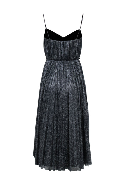 Lela Rose Women's Silk-Blend Tulle Midi-Dress - Black - Size 6