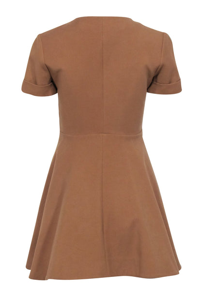 fit and flare dresses with short sleeves Maje