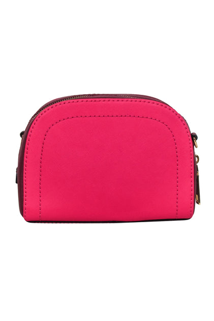 Marc Jacobs - Hot Pink Saffiano Leather Crossbody Bag  display picture 3