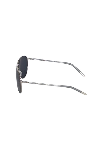 Oliver peoples aviator new glasses in silver with black lenses. Retails … Oliver Peoples - Silver & Black Aviator Sunglasses | Current  main image 2