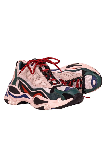 Sandro Astro Astro Chunky Sneaker Leather Sneakers Sandro Paris