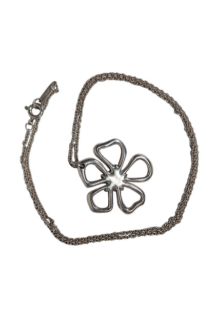 Tiffany & Co. - Sterling Silver Flower Pendant Necklace – Current