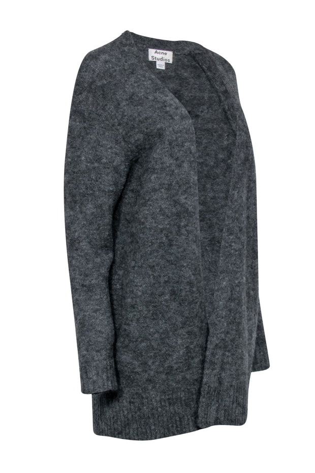 Current Boutique-Acne Studios- Grey Knit Open Front Cardigan Sz XS