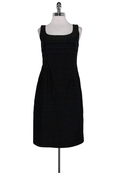 Current Boutique-Akris Punto - Black Tiered Dress Sz 6