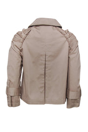 Current Boutique-Alexander Wang - Khaki Cotton Double Breasted Jacket Sz 2