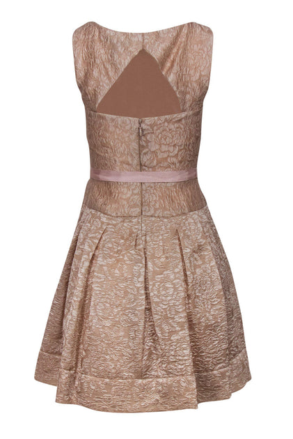 Bcbg shop champagne dress