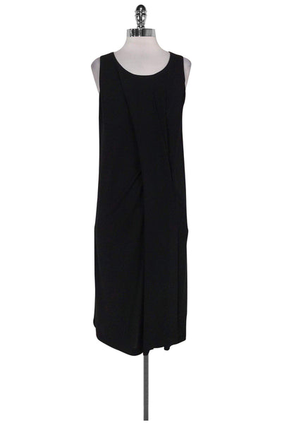 Current Boutique-Balenciaga - Black Gathered Dress Sz 6