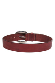 Current Boutique-Barneys New York - Brown Leather Belt w/ Solid Brass Hardware