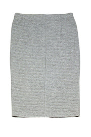 Current Boutique-Barney's New York - Grey Textured Pencil Skirt Sz XS