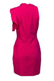 Current Boutique-Black Halo - Pink Ruffle Sleeve Dress Sz 10