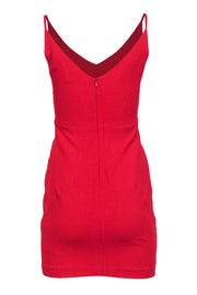 Current Boutique-Black Halo - Red Sleeveless Mini Sheath Dress Sz 2