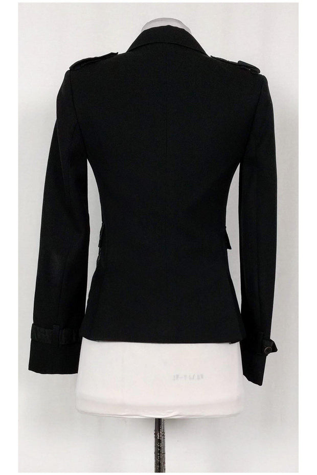 Current Boutique-Burberry - Black Wool Jacket Sz 2