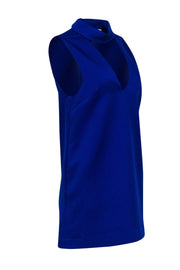 Current Boutique-C/MEO Collective - Cobalt Blue Cutout Neckline Cocktail Dress Sz XS