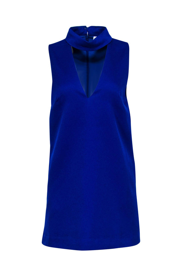 Current Boutique-C/MEO Collective - Cobalt Blue Cutout Neckline Cocktail Dress Sz XS