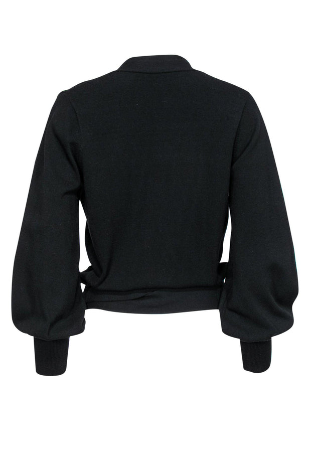 Current Boutique-CO - Black Wrap Sweater Sz S