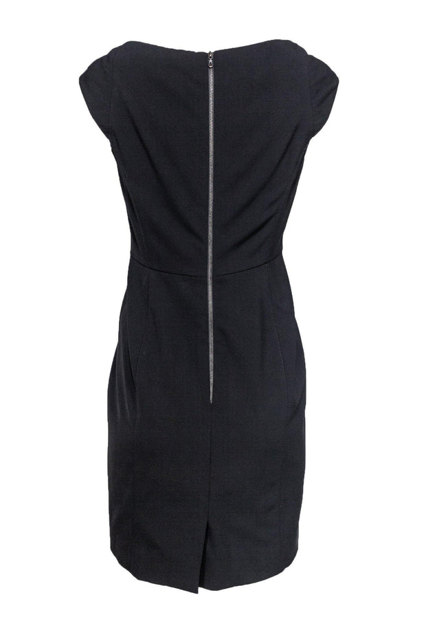 Current Boutique-Carlisle - Black Wool Sheath Dress Sz 6