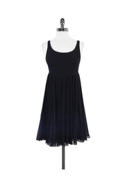 Current Boutique-Carmen Marc Valvo - Black Cover-Up Dress Sz S