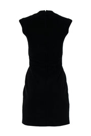 Current Boutique-Carven - Black Sheath Dress w/ Silver Button Detailing Sz 4