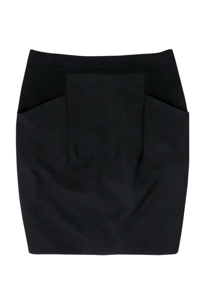 Current Boutique-Chloe - Black Pencil Skirt w/ Pockets Sz 6