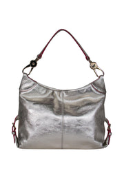 Current Boutique-Dooney & Bourke - Gold Metallic Leather Shoulder Bag