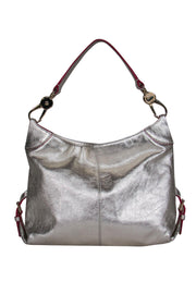 Current Boutique-Dooney & Bourke - Gold Metallic Leather Shoulder Bag