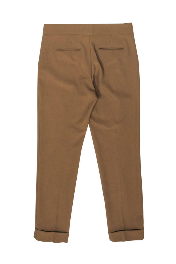 Current Boutique-Etro - Brown Tapered Leg Wool ‘Lana’ Trousers Sz 4