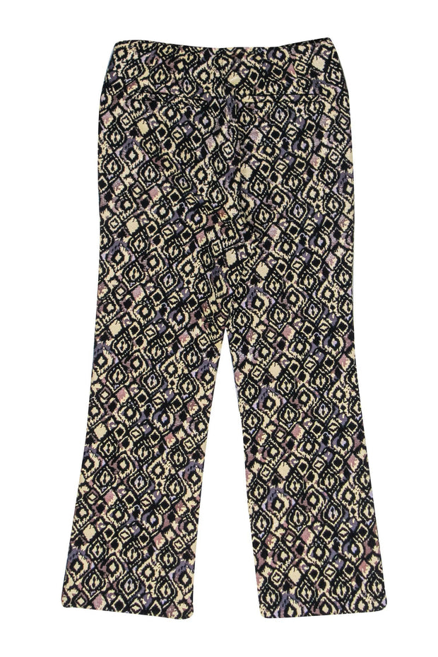 Current Boutique-Free People - Gold Damask Print Cropped Pants Sz 2