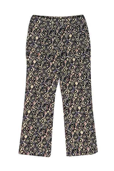 Current Boutique-Free People - Gold Damask Print Cropped Pants Sz 2