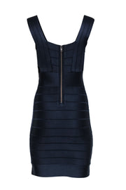 Current Boutique-French Connection - Navy Bandage-Style Sheath Dress w/ Side Cutouts Sz 6