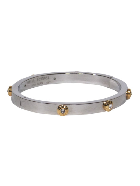 2 HENRI BENDEL store HINGE BANGLE BRACELETS