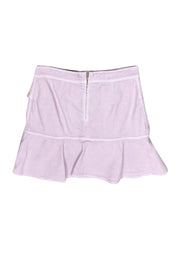 Current Boutique-Isabel Marant Etoile - Lilac Ruffle Miniskirt Sz 6