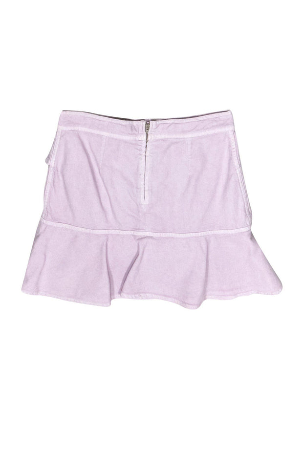Current Boutique-Isabel Marant Etoile - Lilac Ruffle Miniskirt Sz 6