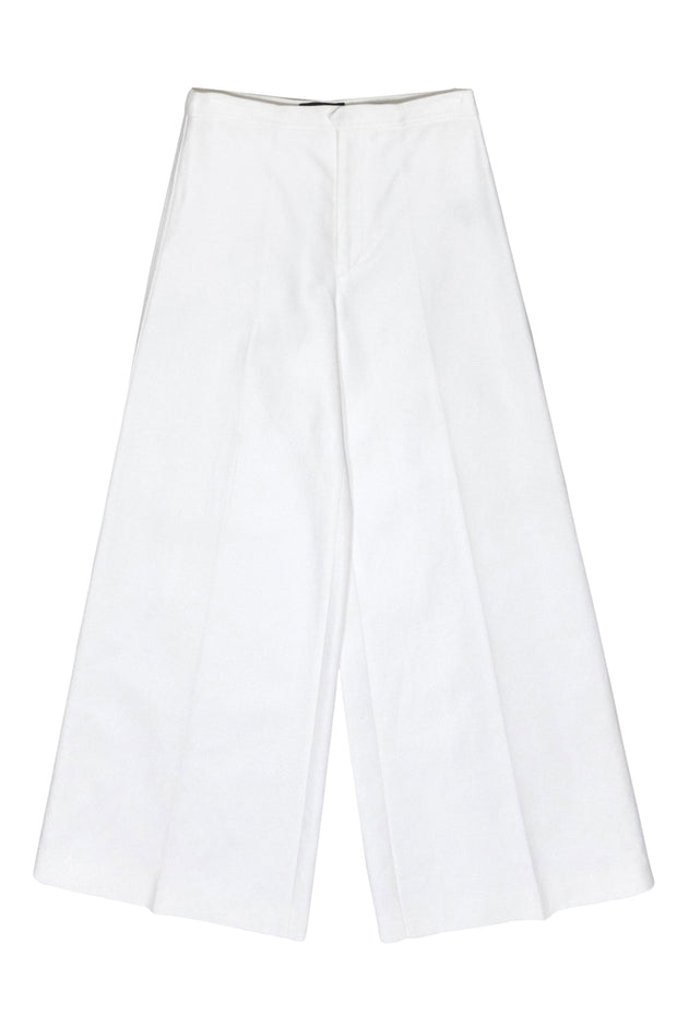 Current Boutique-Isabel Marant - White Wide Leg Denim Pants Sz 6