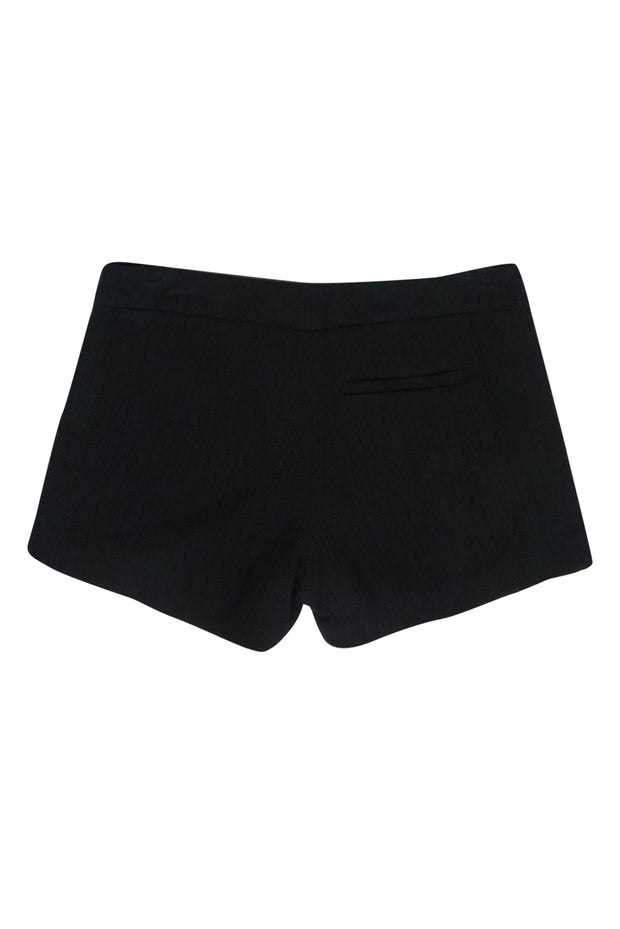Current Boutique-Joie - Black Woven Cotton Shorts Sz 0