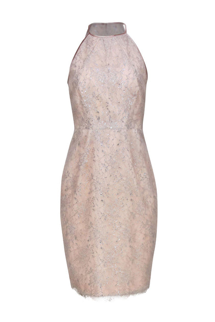 Karen millen outlet pink lace dress