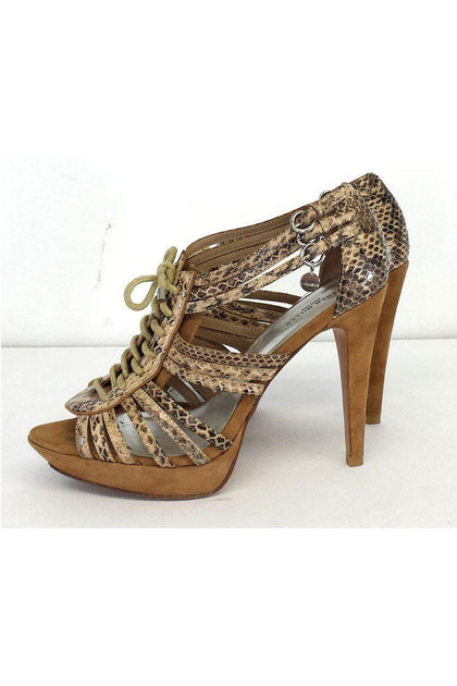 Karen millen clearance gold heels