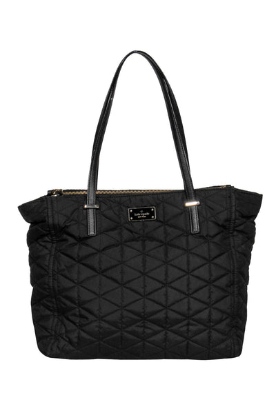 Current Boutique-Kate Spade - Black Quilted Tote