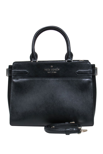 Current Boutique-Kate Spade - Black Satchel Handbag w/ Detachable Shoulder Strap