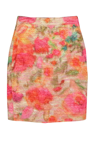 Current Boutique-Kate Spade - Bright Multicolor Tweed Marbled Skirt Sz 2
