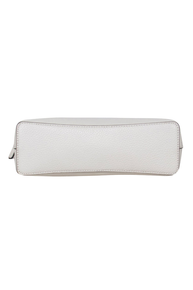 Current Boutique-Kate Spade - Cream Pebbled Leather "Harlow" Crossbody Bag