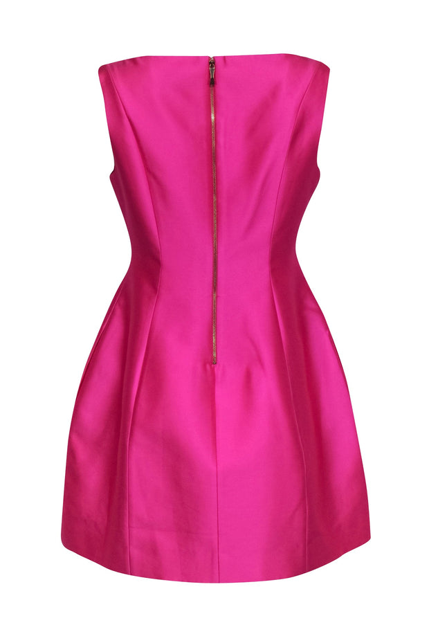 Current Boutique-Kate Spade – Hot Pink V-Neck Fit & Flare Sleeveless Dress Sz 8