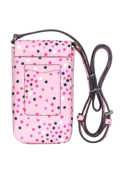 Kate Spade - Light Pink Polka Dot Mini Crossbody Purse – Current