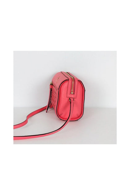 Kate Spade - Textured Hot Pink Leather Crossbody – Current Boutique