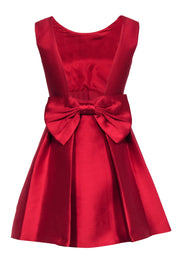 Current Boutique-Kate Spade - Red Sleevelss Open Bow Back Fit & Flare Dress Sz 8