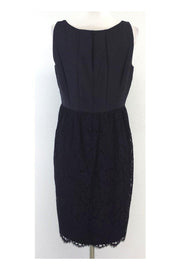 Current Boutique-L.K. Bennett - Peppa Black Lace Dress Sz 8
