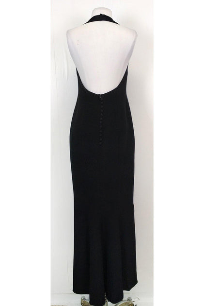 Halter tuxedo clearance dress