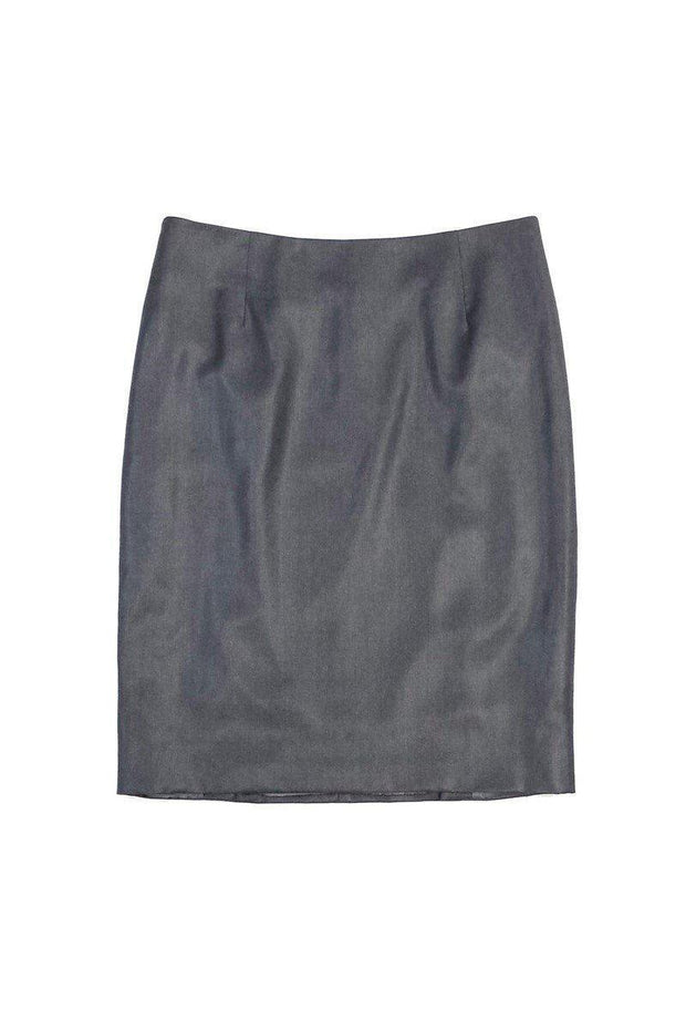 Current Boutique-Lyubov - Gray Pencil Skirt Sz 8