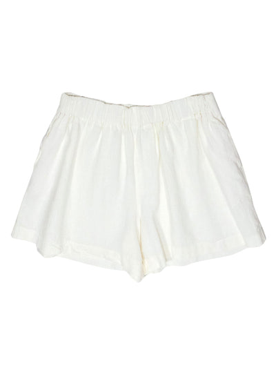 Current Boutique-M Missoni - White Linen High Waisted Shorts Sz 8