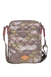 Current Boutique-MZ Wallace - Beige & Green Camouflage Print Quilted Crossbody